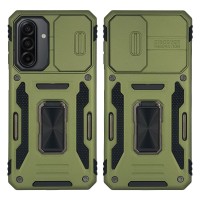 Θήκη Ring Armor CamShield Sonique για Samsung Galaxy A17 4G / Galaxy A17 5G Χακί