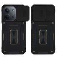 Θήκη Ring Armor CamShield Sonique για Xiaomi Redmi 15C 4G / Redmi 15C 5G / Poco C85 4G Μαύρο