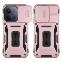 Θήκη Ring Armor CamShield Sonique για Xiaomi Redmi 15C 4G / Redmi 15C 5G / Poco C85 4G Ροζ Χρυσό