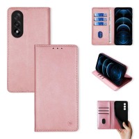 Θήκη Πορτοφόλι Vintage Magnet Wallet Sonique OnePlus Nord 5 5G Ροζ Χρυσό