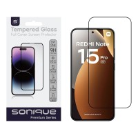 Hardy Glass Sonique Premium Series HD Full Cover 9H Xiaomi Redmi Note 15 Pro 5G Μαύρο