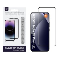 Curvy Glass Sonique Premium Series HD Full Cover 9H Xiaomi Redmi Note 15 Pro Plus 5G / Poco M8 Pro 5G Μαύρο