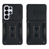 Θήκη Ring Armor CamShield Sonique για Samsung Galaxy S26 Ultra Μαύρο