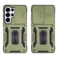 Θήκη Ring Armor CamShield Sonique για Samsung Galaxy S26 Ultra Χακί