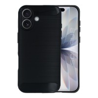 Θήκη Σιλικόνης Sonique Carbon Brushed Apple iPhone 17 Μαύρο