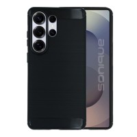 Θήκη Σιλικόνης Sonique Carbon Brushed Samsung Galaxy S26 Ultra Μαύρο