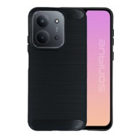 Θήκη Σιλικόνης Sonique Carbon Brushed Xiaomi Redmi 15C 4G / Redmi 15C 5G / Poco C85 4G Μαύρο