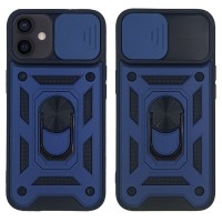 Θήκη Ring Armor CamPro Sonique για Apple iPhone 12 / iPhone 12 Pro Μπλέ