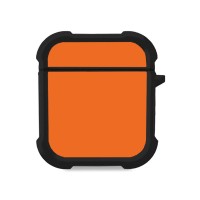 Θήκη Σιλικόνης Sonique ColorBloc Series για AirPods 1/2 Πορτοκαλί