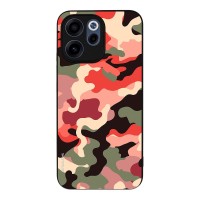 Θήκη Sonique Camouflage Army Series για Oppo Reno15 F 5G / Oppo Reno15 FS 5G Κόκκινο