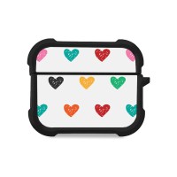 Θήκη Σιλικόνης Sonique Heart Series για AirPods Pro 3 Λευκό 02