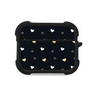 Θήκη Σιλικόνης Sonique Heart Series για AirPods Pro 3 Μαύρο 01