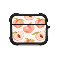 Θήκη Σιλικόνης Sonique Fruit Series για AirPods Pro 3 Ροδάκινο