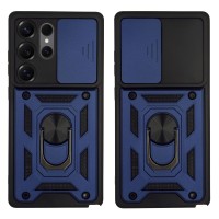 Θήκη Ring Armor CamPro Sonique για Samsung Galaxy S25 Ultra Μπλέ