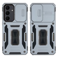Θήκη Ring Armor CamShield Sonique για Samsung Galaxy S25 FE Γκρι