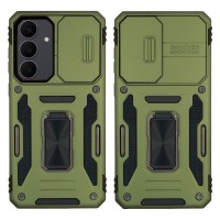 Θήκη Ring Armor CamShield Sonique για Samsung Galaxy S25 FE Χακί