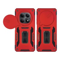 Θήκη Ring Armor CamShield Sonique για Xiaomi Redmi Note 15 4G / Redmi Note 15 5G / Poco M8 5G Κόκκινο
