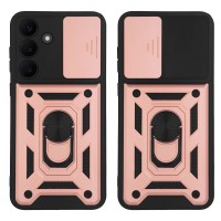 Θήκη Ring Armor CamPro Sonique για Samsung Galaxy S25 FE Ροζ Χρυσό