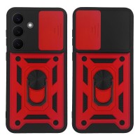 Θήκη Ring Armor CamPro Sonique για Samsung Galaxy S26 Κόκκινο