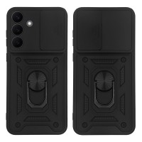 Θήκη Ring Armor CamPro Sonique για Samsung Galaxy S26 Plus Μαύρο