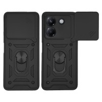 Θήκη Ring Armor CamPro Sonique για Xiaomi Poco M7 Pro 5G Μαύρο
