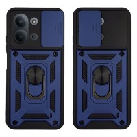 Θήκη Ring Armor CamPro Sonique για Xiaomi Redmi 15C 4G / Redmi 15C 5G / Poco C85 4G Μπλέ