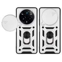 Θήκη Ring Armor CamPro Sonique Realme 14 Pro Plus 5G Ασημί