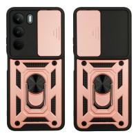 Θήκη Ring Armor CamPro Sonique Realme C71 4G Ροζ Χρυσό