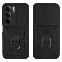 Θήκη Ring Armor CamPro Sonique Realme C75 4G / Realme 14X 5G Μαύρο