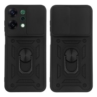 Θήκη Ring Armor CamPro Sonique για Oppo Oppo Reno14 5G Μαύρο