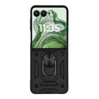 Θήκη Ring Armor CamPro Sonique για Motorola (Large Hole) Motorola Razr 50 Ultra Μαύρο