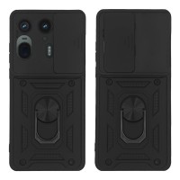 Θήκη Ring Armor CamPro Sonique για Motorola Edge 50 Ultra Μαύρο
