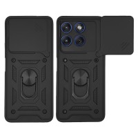 Θήκη Ring Armor CamPro Sonique για Motorola Edge 70 5G Μαύρο