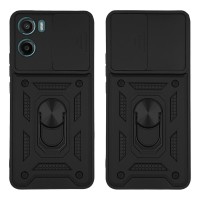 Θήκη Ring Armor CamPro Sonique για Motorola Moto G05 4G / Moto E15 4G Μαύρο