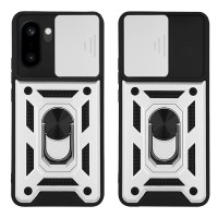 Θήκη Ring Armor CamPro Sonique για OnePlus OnePlus 15R 5G Ασημί