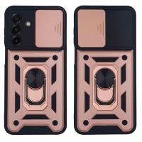 Θήκη Ring Armor CamPro Sonique για Samsung Galaxy A17 4G / Galaxy A17 5G Ροζ Χρυσό