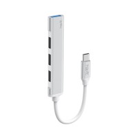Havit HB41 Hub USB-C σε 4 USB-A Ασημί