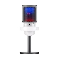 Havit GK50 Επιτραπέζιο Μικρόφωνο 3.5mm Λευκό