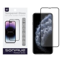 Hardy Glass Sonique Premium Series HD Full Cover 9H Apple iPhone 11 Pro / iPhone XS / iPhone X Μαύρο