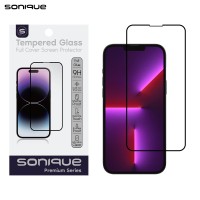 Hardy Glass Sonique Premium Series HD Full Cover 9H Apple iPhone 13 Pro Max / iPhone 14 Plus Μαύρο