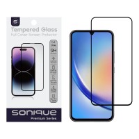 Hardy Glass Sonique Premium Series HD Full Cover 9H Samsung Galaxy A35 5G / Galaxy A55 5G Μαύρο