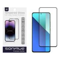 Hardy Glass Sonique Premium Series HD Full Cover 9H Xiaomi Redmi Note 13 4G / Redmi Note 13 Pro 5G / Poco X6 5G Μαύρο