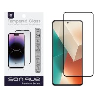 Hardy Glass Sonique Premium Series HD Full Cover 9H Xiaomi Redmi Note 13 5G / Redmi Note 13 Pro 4G / Poco M6 Pro 4G Μαύρο