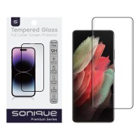 Curvy Glass Sonique Premium Series HD Full Cover 9H (fingerprint unlock) Samsung Galaxy S21 Ultra Μαύρο