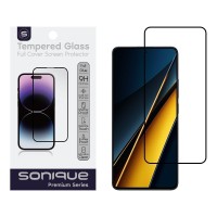 Hardy Glass Sonique Premium Series HD Full Cover 9H Xiaomi Poco X6 Pro 5G / Poco X7 Pro 5G Μαύρο