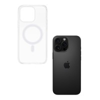 Θήκη Magnetic MagCase Sonique Apple iPhone 16 Pro Διάφανο