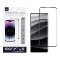 Curvy Glass Sonique Premium Series HD Full Cover 9H Xiaomi Redmi Note 14 Pro 5G / Redmi Note 14 Pro Plus 5G / Poco X7 5G Μαύρο