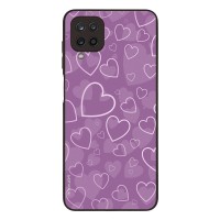 Θήκη Sonique Heart Series για Samsung Galaxy A12 Βιολετί