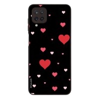 Θήκη Sonique Heart Series για Samsung Galaxy A12 Μαύρο