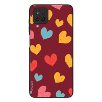Θήκη Sonique Heart Series για Samsung Galaxy A12 Μπορντώ